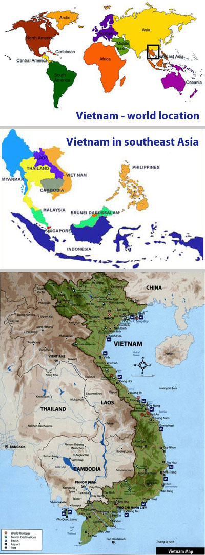 Viet Nam - world location